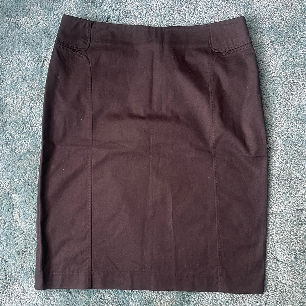 NY&Co Black Pencil Skirt Size 4 NWT